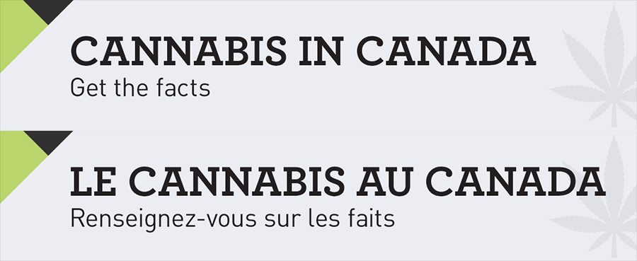 Health Canada cannabis information banners